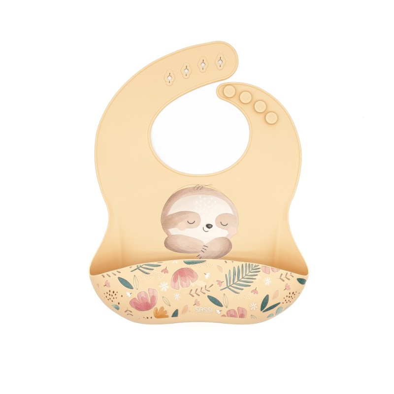 SLOTH σαλιάρα σιλικόνης LFGB SLOTH σαλιάρα σιλικόνης LFGB