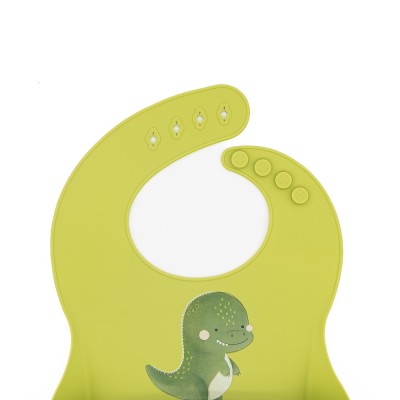 DINOSAUR σαλιάρα σιλικόνης LFGB