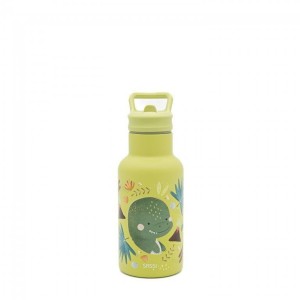 DINOSAUR ανοξείδωτο μπουκάλι με καλαμάκι 500ml