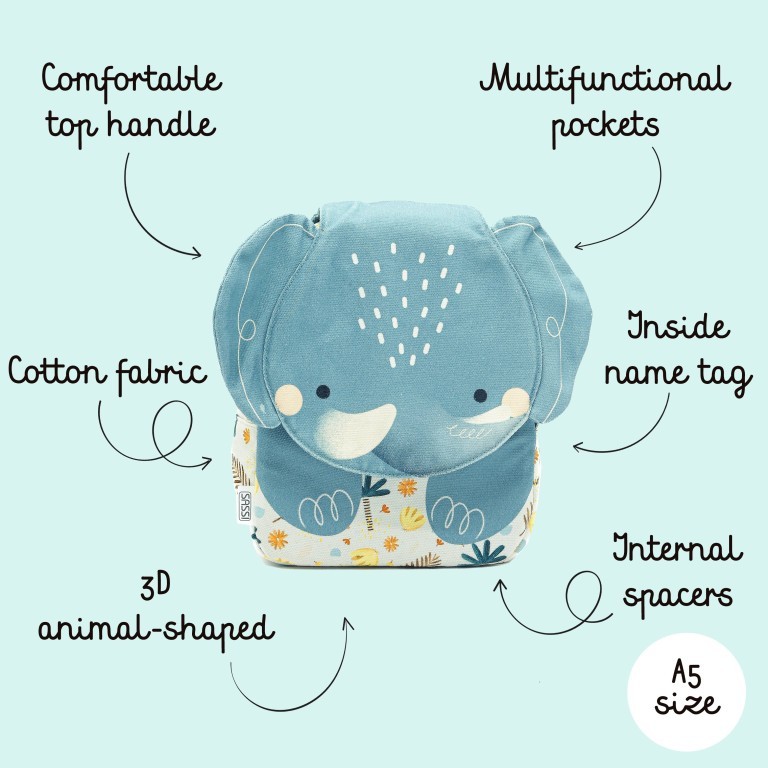 ELEPHANT παιδικό backpack Mini A5