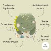 DINOSAUR παιδικό backpack Mini A5 DINOSAUR παιδικό backpack Mini A5