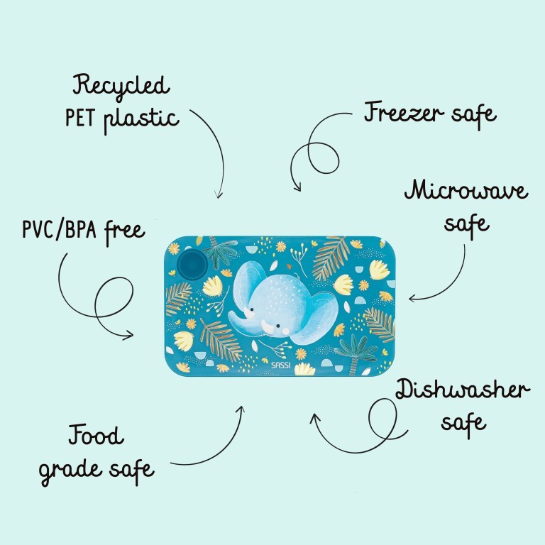 ELEPHANT δοχείο φαγητού RPET 1100ml