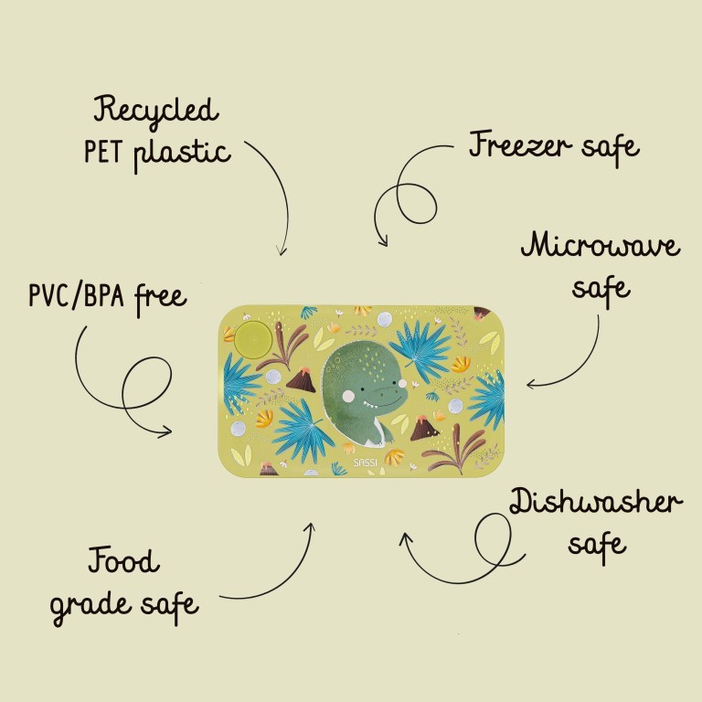 DINOSAUR δοχείο φαγητού RPET 1100ml