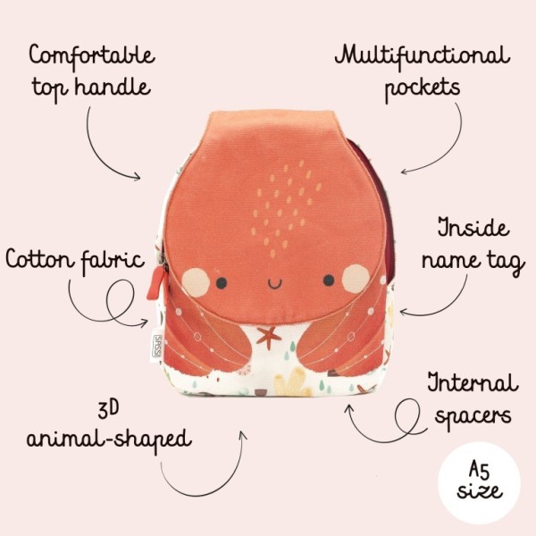 Slurpy The Octopus  παιδικό backpack Mini A5