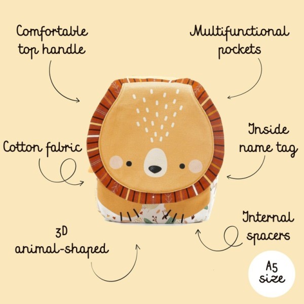 Chompy The Lion  παιδικό backpack Mini A5