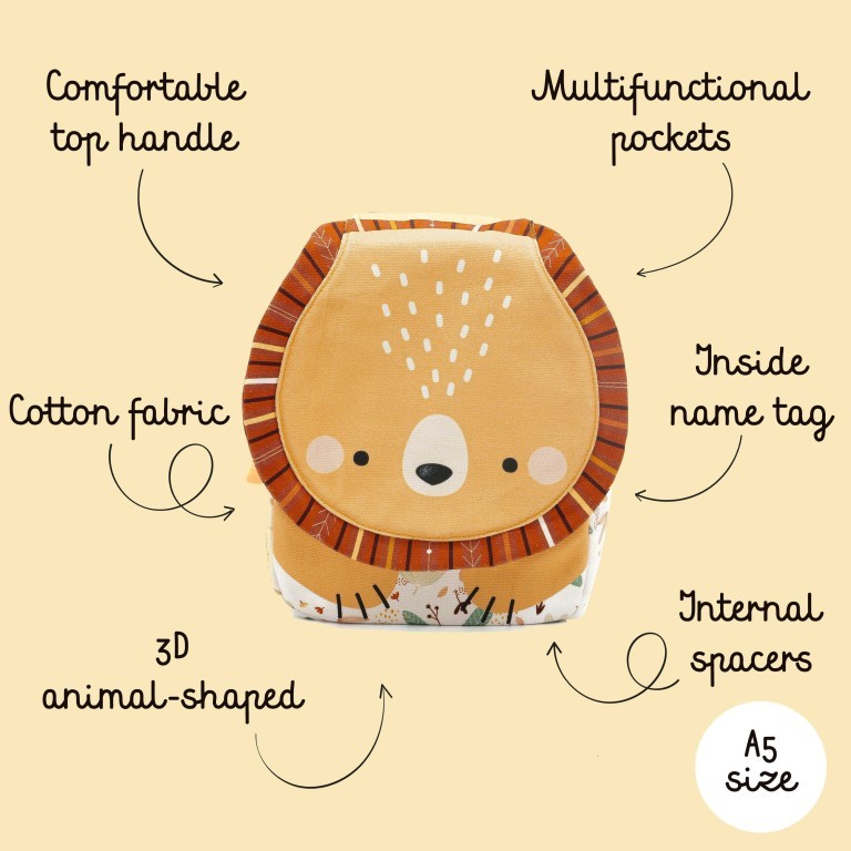 Chompy The Lion  παιδικό backpack Mini A5