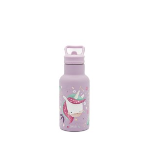 Sassi ανοξείδωτο μπουκάλι θερμός με καλαμάκι 350ml  Sparky the unicorn