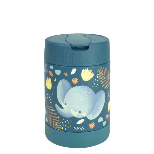 Sassi θερμός φαγητού 350ml  chewy the  elephant
