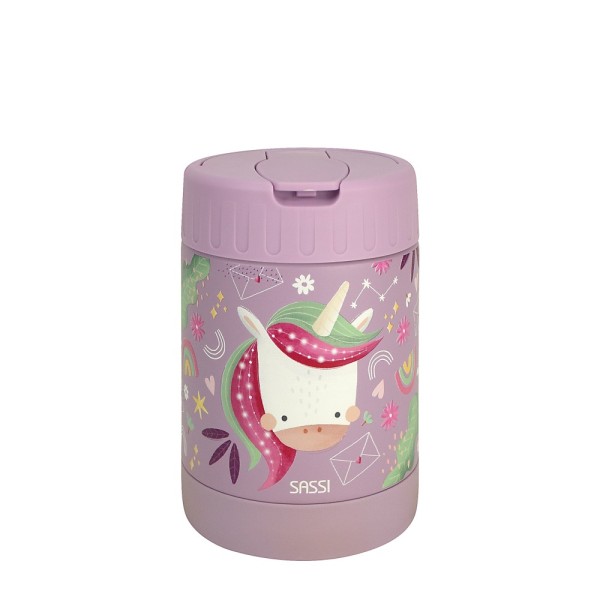 Sassi θερμός φαγητού 350ml Sparky the unicorn