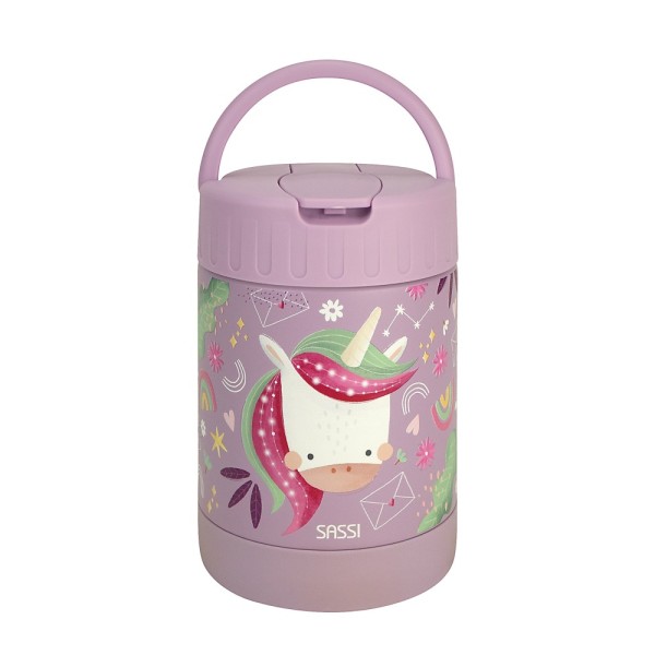 Sassi θερμός φαγητού 350ml Sparky the unicorn