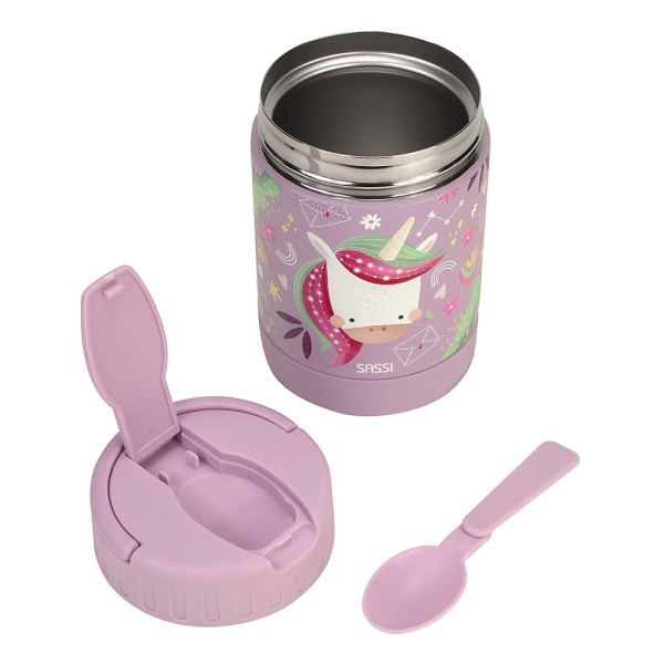 Sassi θερμός φαγητού 350ml Sparky the unicorn