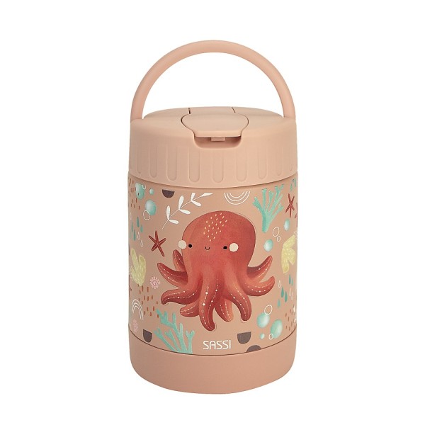 Sassi θερμός φαγητού 350ml Zlurpy thw Octopus