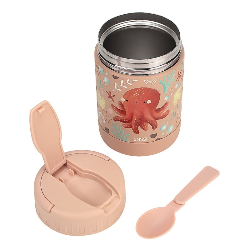 Sassi θερμός φαγητού 350ml Zlurpy thw Octopus
