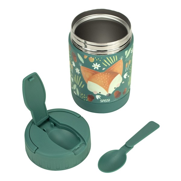 Sassi θερμός φαγητού 350ml Crunchy thw fox