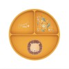 Sassi πιάτο σιλικόνης LFGB με χωρίσματα Baby led weaning  Chompy The Lion
