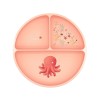 Sassi πιάτο σιλικόνης LFGB με χωρίσματα Baby led weaning Slurpy The Octopus Sassi πιάτο σιλικόνης LFGB με χωρίσματα Baby led weaning Slurpy The Octopus