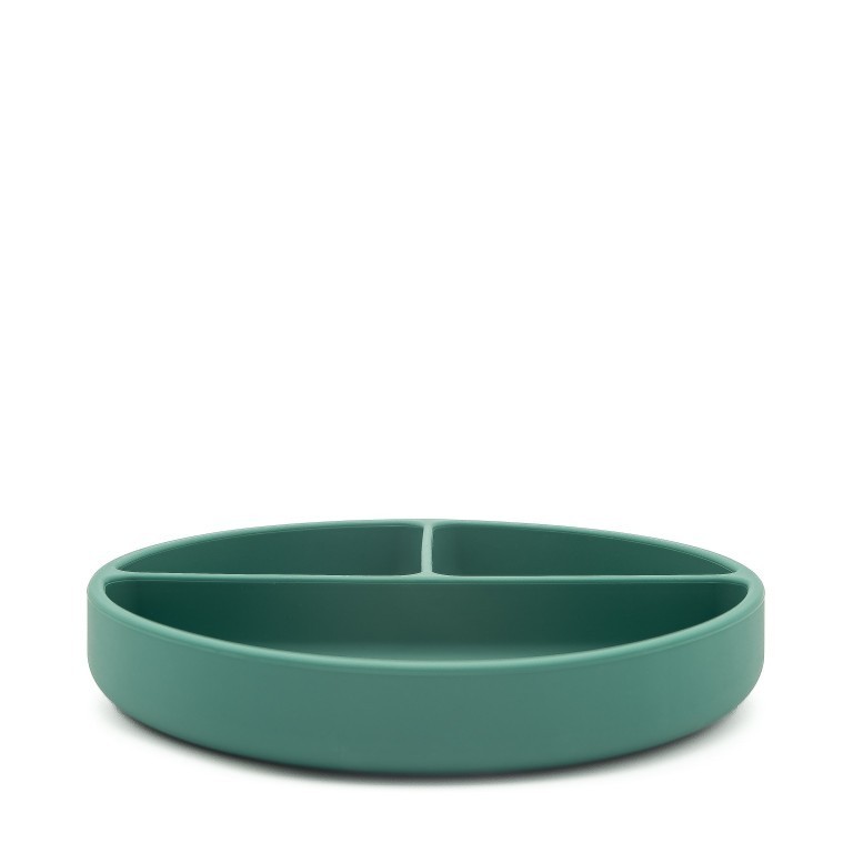 Sassi πιάτο σιλικόνης LFGB με χωρίσματα Baby led weaning  Crunchy the fox