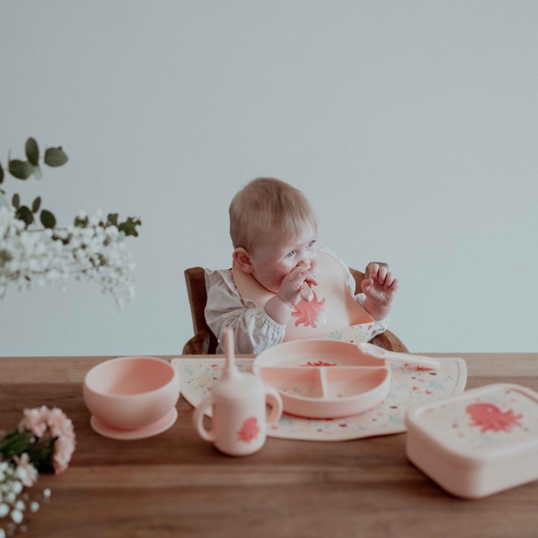 Sassi μπολ σιλικόνης LFGB με αντιολισθητική βεντούζα slurpy the Octopus