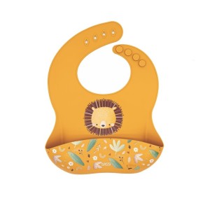 Sassi σαλιάρα σιλικόνης LFGB Chompy the lion