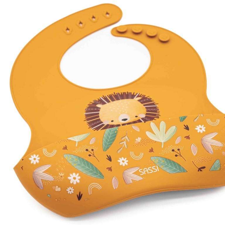 Sassi σαλιάρα σιλικόνης LFGB Chompy the lion
