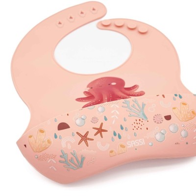 Sassi σαλιάρα σιλικόνης LFGB Slurpy the Octopus