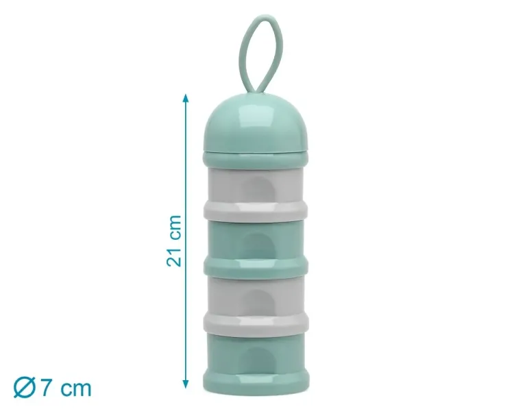 Δοσομετρητης σκόνης γάλακτος Μέντα 0+Μ 4x85ml - Kiokids
