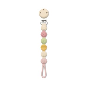 Silicone Pacifier Holder MIX pink