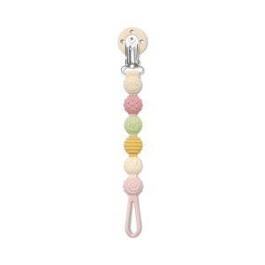 Silicone Pacifier Holder MIX pink