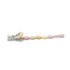 Silicone Pacifier Holder MIX pink