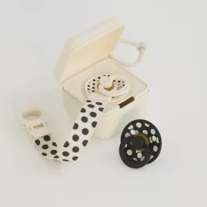 ΘΗΚΗ ΠΙΠΙΛΑΣ BIBS POLKA IVORY BLACK