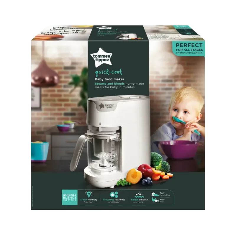 TT ΠΑΡΑΣΚΕΥΑΣΤΗΣ ΒΡΕΦΙΚΗΣ ΤΡΟΦΗΣ BABY WEANING STEAMER BLENDER