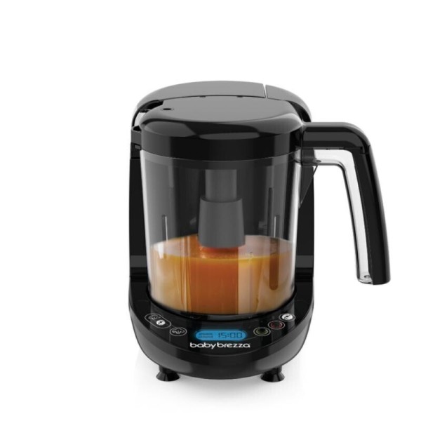 Baby Brezza One Step Food Maker Deluxe black Βρεφικός Ατμομάγειρας με Μπλέντερ