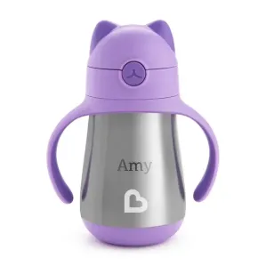 COOL CAT PURPLE ΠΑΓΟΥΡΙ/ΘΕΡΜΟΣ 237ml ΜΕ ΚΑΛΑΜΑΚΙ MUNCHKIN