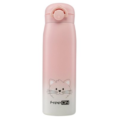 FREE ON ΘΕΡΜΟΣ ΝΕΡΟΥ 480ml KITTY PINK THERMO FLASK