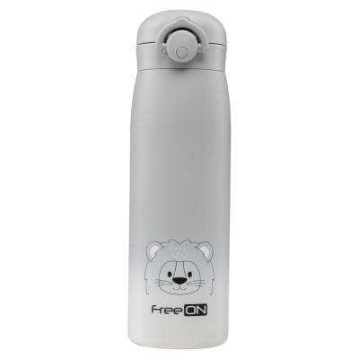 FREE ON ΘΕΡΜΟΣ ΝΕΡΟΥ 480ml LION GREY THERMO FLASK
