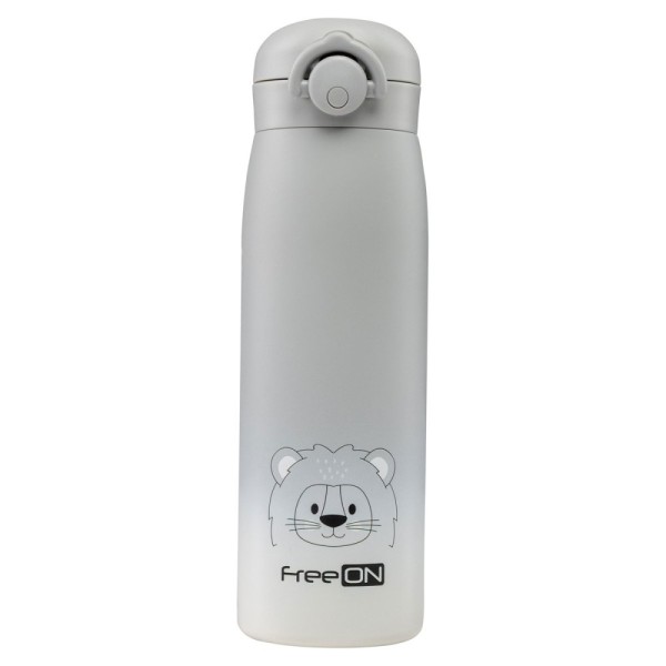 FREE ON ΘΕΡΜΟΣ ΝΕΡΟΥ 480ml LION GREY THERMO FLASK