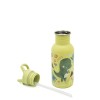 DINOSAUR ανοξείδωτο μπουκάλι με καλαμάκι 500ml - SASSI