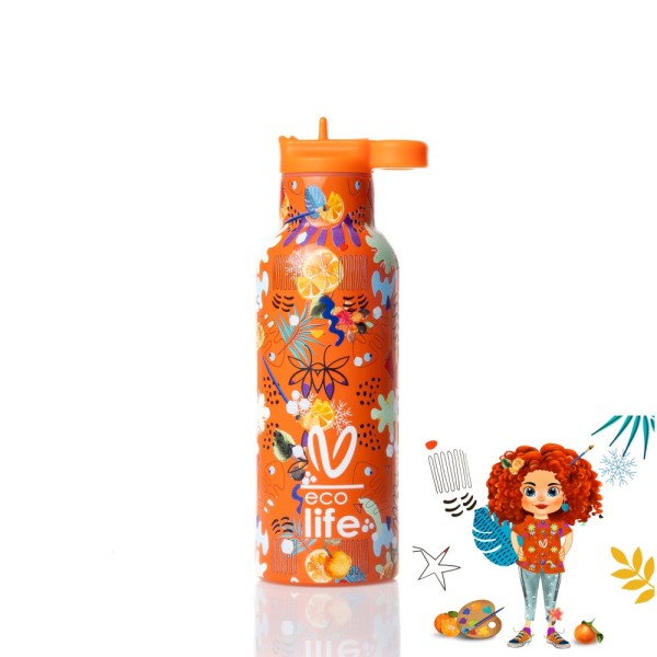 ΜΕΤΑΛΛΙΚΟ ΘΕΡΜΟΣ VASILIKI -ICE- 500ML