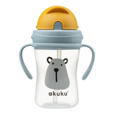 Ποτηράκι με καλαμάκι 300 ml Bear