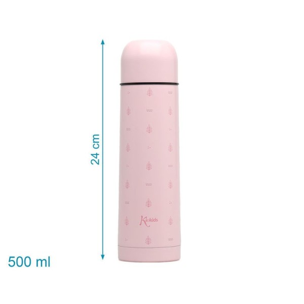 Θερμός Υγρών Petit Moments Ροζ 500ml.