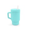 Παγούρι Σιλικόνης με Καλαμάκι Tumbler Μπλε Melii