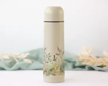 Θερμός Υγρών Beige 500ml - KIOKIDS