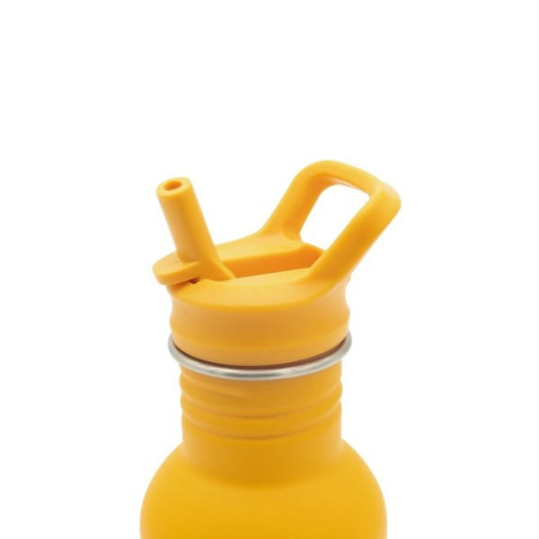 Ανοξείδωτο μπουκάλι με καλαμάκι 500ml LION