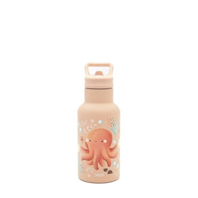 Sassi ανοξείδωτο μπουκάλι θερμός με καλαμάκι 350ml  OCTOPUS