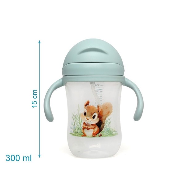 Παγούρι με Λαβές Σκιουράκι 300ml. 6+Μ