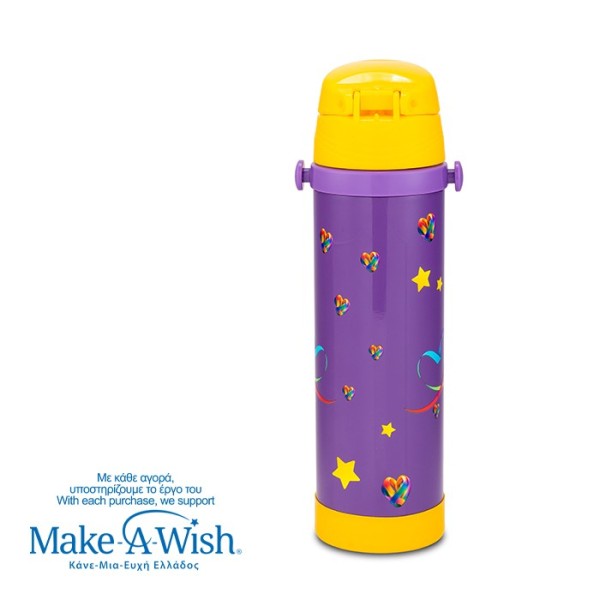 Παγούρι θερμός ανοξείδωτο "We Care", Purple Unicorn 500ml