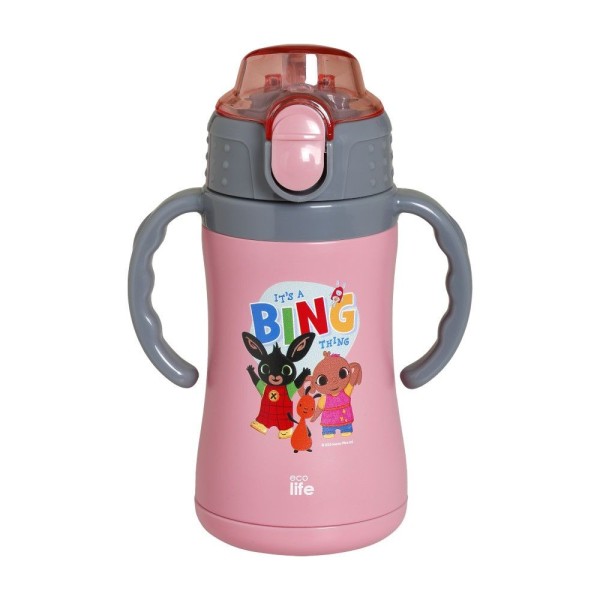 KIDS THERMOS 'IT'S A BING THING' 300ML (pink) - ECOLIFE