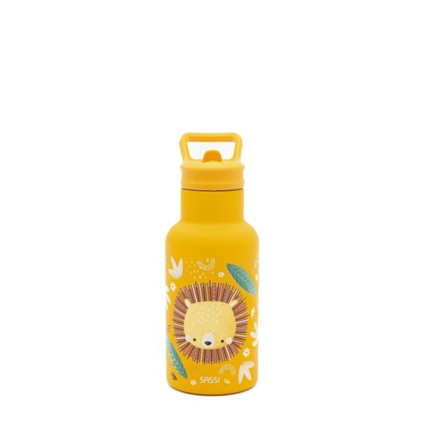 Sassi ανοξείδωτο μπουκάλι θερμός με καλαμάκι 350ml  Chompy The Lion