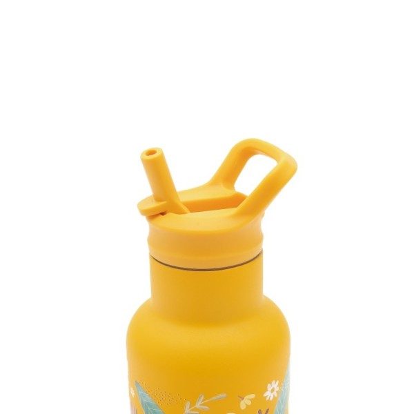 Sassi ανοξείδωτο μπουκάλι θερμός με καλαμάκι 350ml  Chompy The Lion