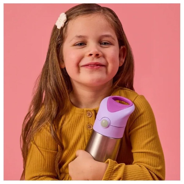 Ισοθερμικό παγούρι 350ml με καλαμάκι - sugar plum